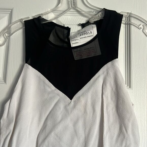 Sandro Dress - NEW With Tags - Size 1 - Brand New - White & Black Knee Length - Picture 4 of 5